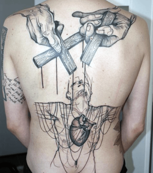 tatuaggio astratto 09