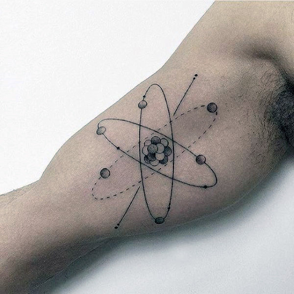 tatuaggio atomo 121