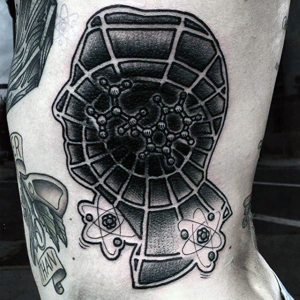 tatuaggio atomo 73