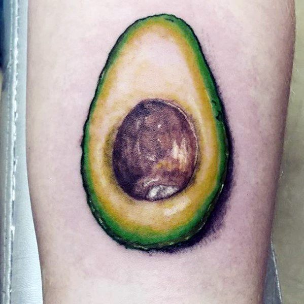 60 Tatuaggi con l'avocado (con significato)