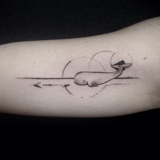 90 Tatuaggi con le balene (con significato)