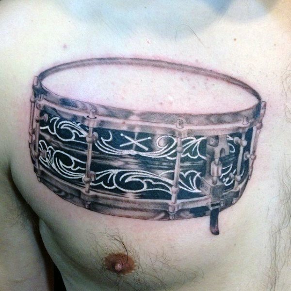 tatuaggio batteria tamburo 71