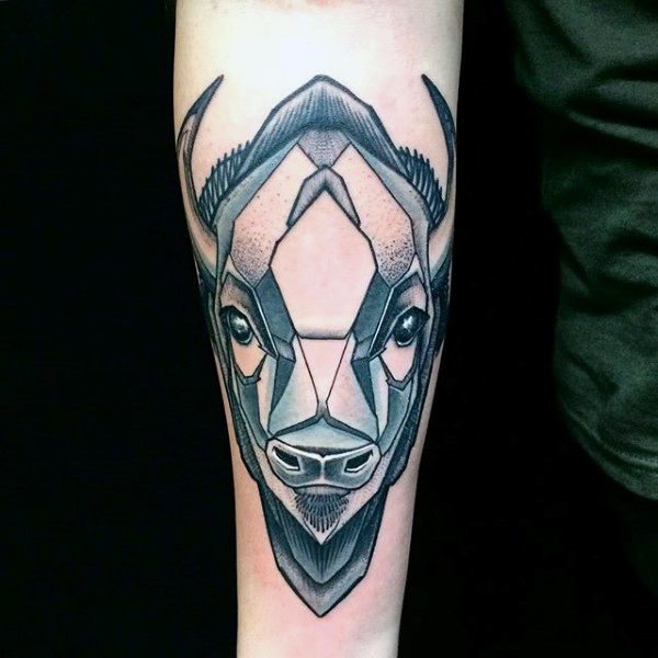 tatuaggio bisonte 03