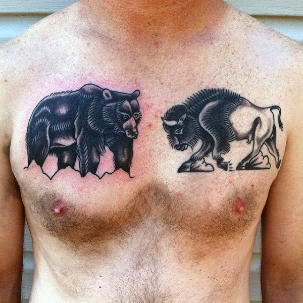 61 Tatuaggi con i bisonti (con significato)