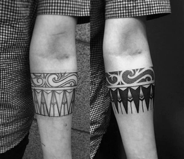 tatuaggio bracciale tribale 105