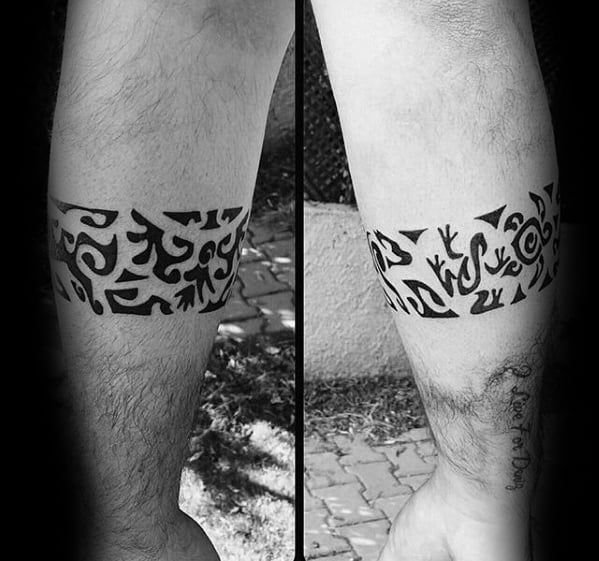 tatuaggio bracciale tribale 43