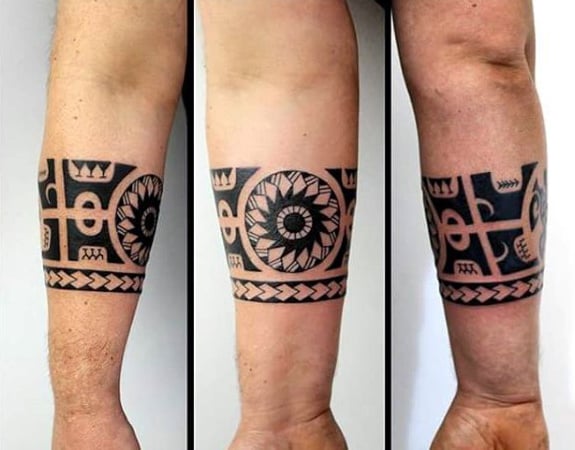 tatuaggio bracciale tribale 63