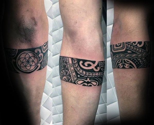 tatuaggio bracciale tribale 81