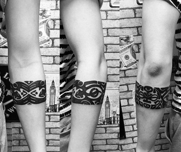 tatuaggio bracciale tribale 91