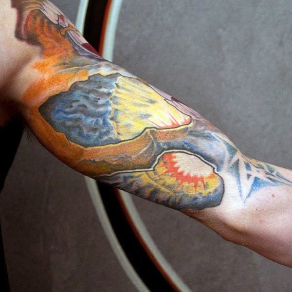 tatuaggio braccio interno 83