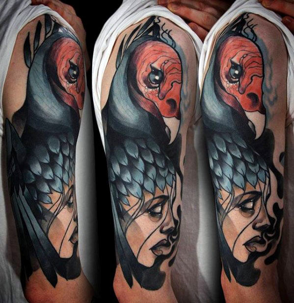 tatuaggio avvoltoio 31