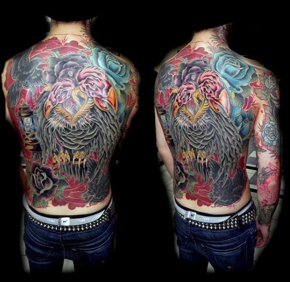 tatuaggio avvoltoio 55