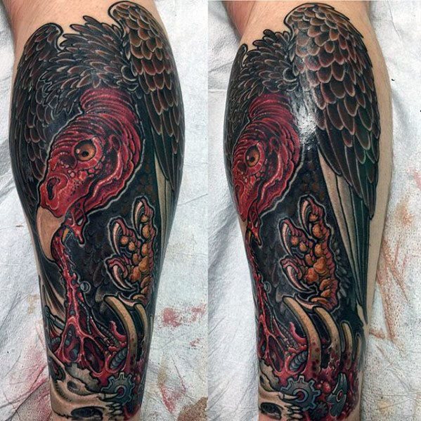 tatuaggio avvoltoio 91