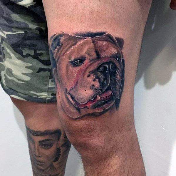 tatuaggio bulldog 131