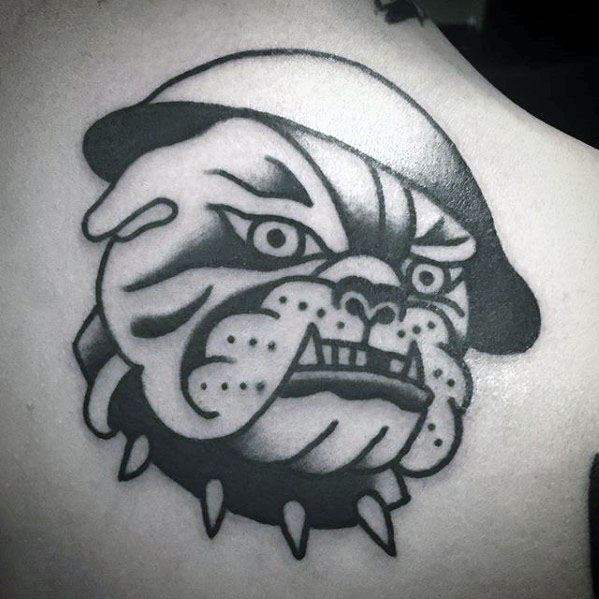 tatuaggio bulldog 140