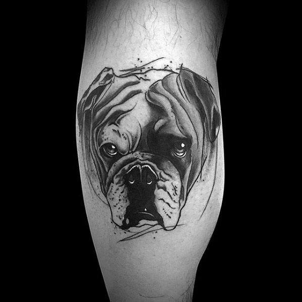 tatuaggio bulldog 149