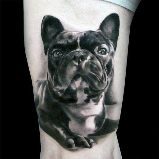 tatuaggio bulldog 89