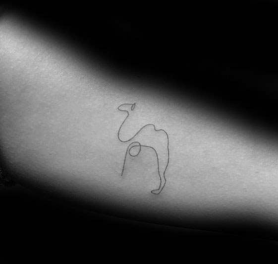 tatuaggio cammello 47