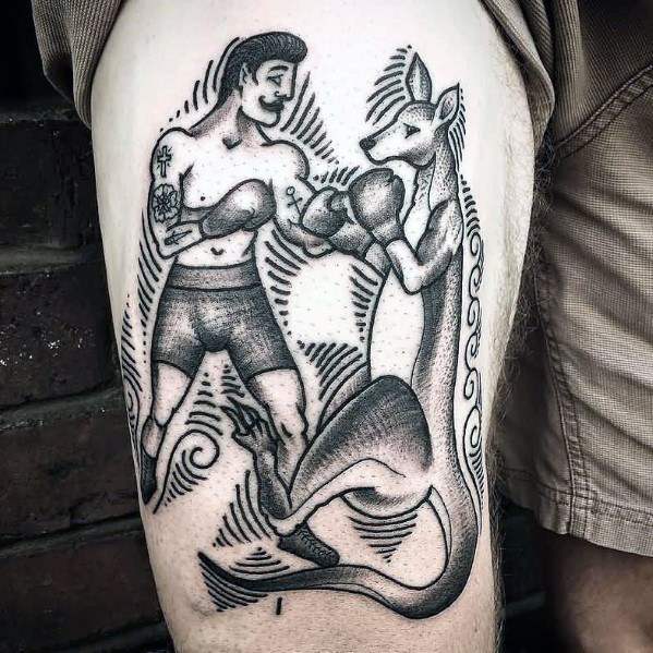 tatuaggio canguro 116