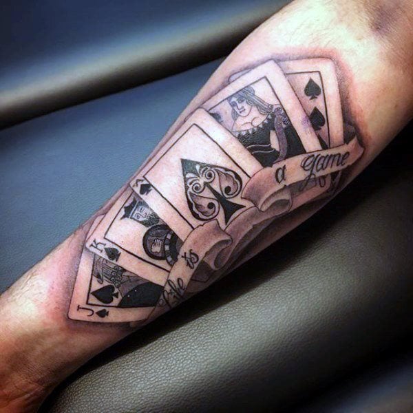 90 Tatuaggi con le carte da poker (con significato)
