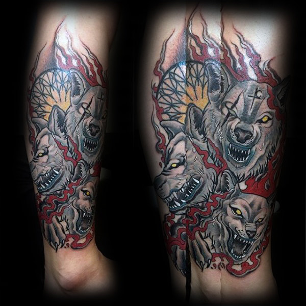 tatuaggio cerbero cerberus 5641