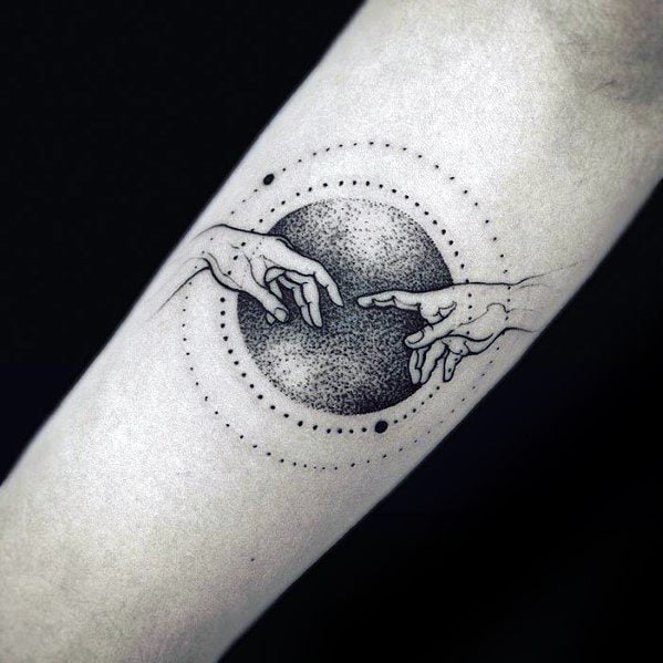 tatuaggio creazione di adamo 101