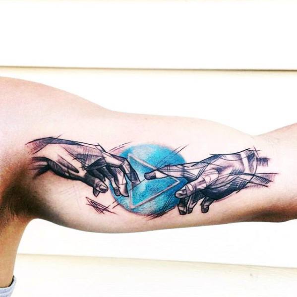 tatuaggio creazione di adamo 11