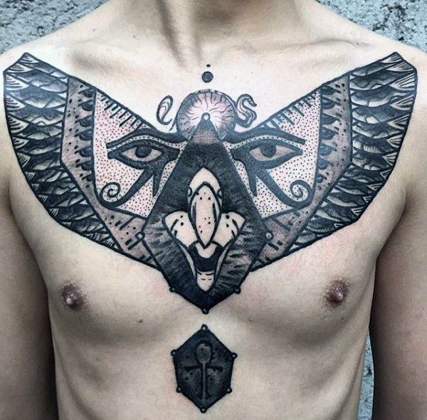 50 Tatuaggi con la croce Ankh (con significato)