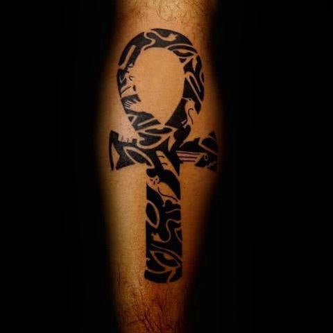 tatuaggio croce ankh 77
