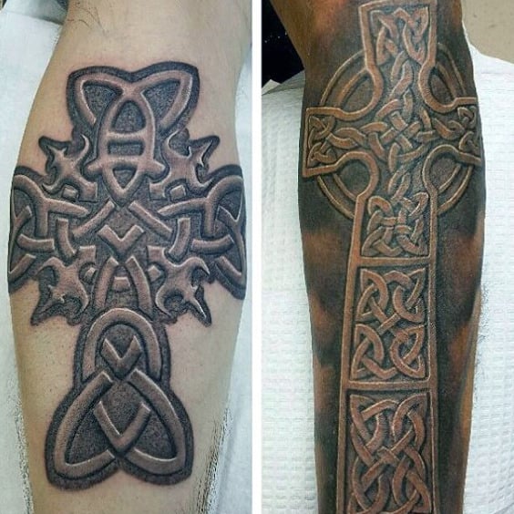 tatuaggio croce celtica 07