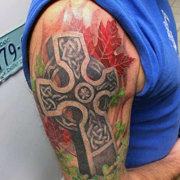 tatuaggio croce celtica 119