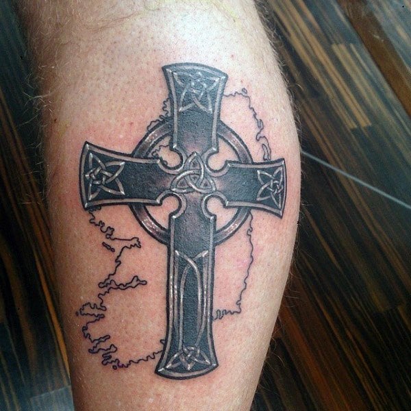 tatuaggio croce celtica 159