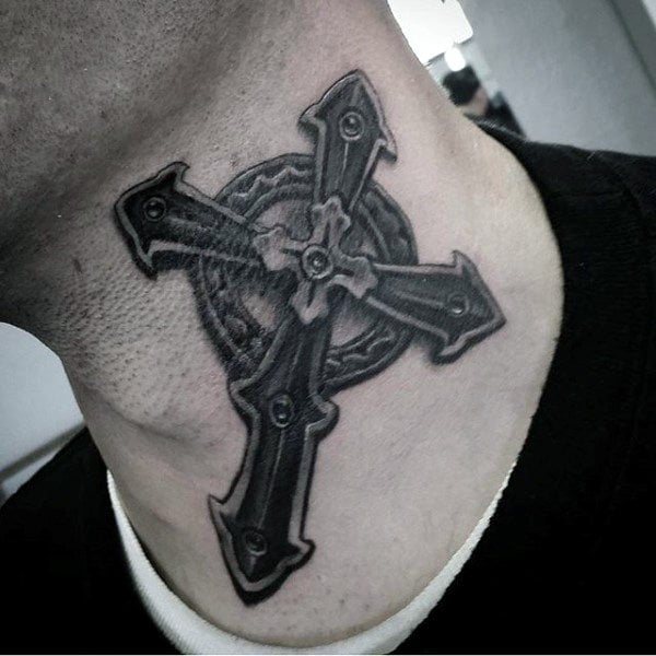 tatuaggio croce celtica 177