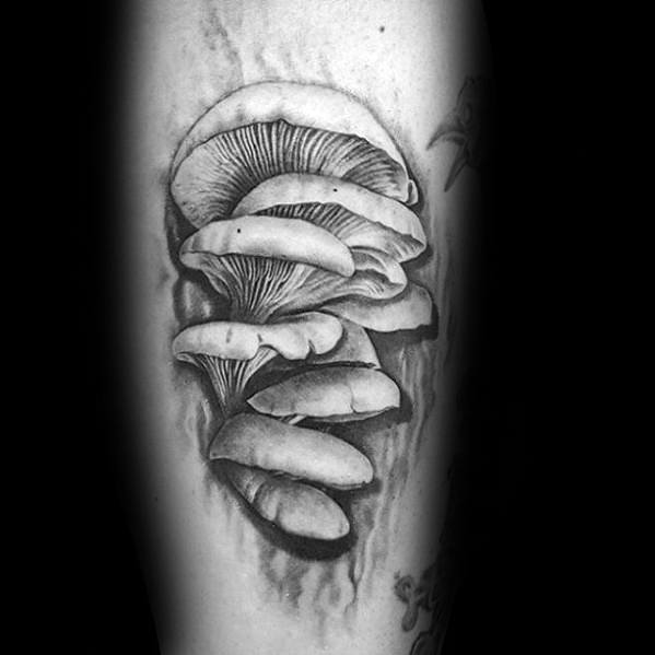 tatuaggio fungo champignon 103