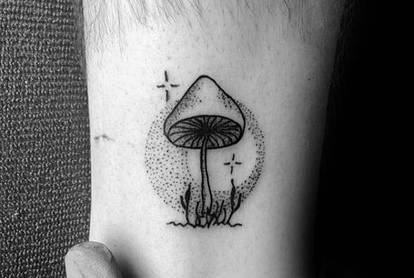 tatuaggio fungo champignon 83