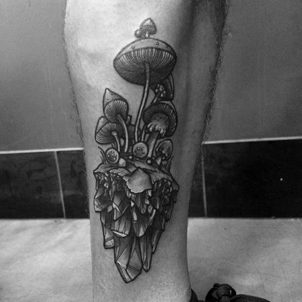 tatuaggio fungo champignon 87