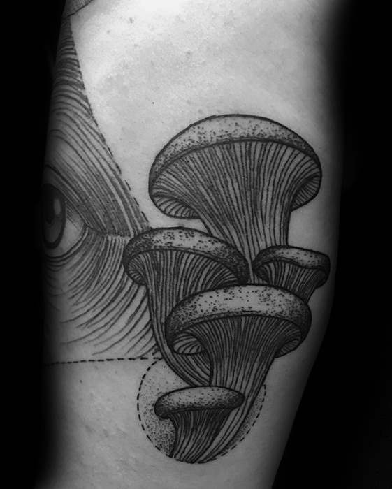 tatuaggio fungo champignon 97