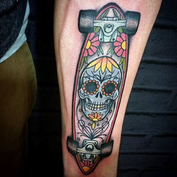 tatuaggio teschio messicano 137