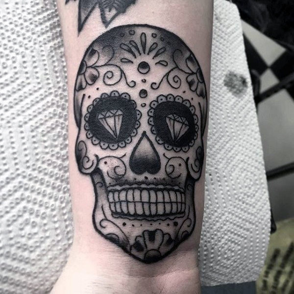 tatuaggio teschio messicano 147