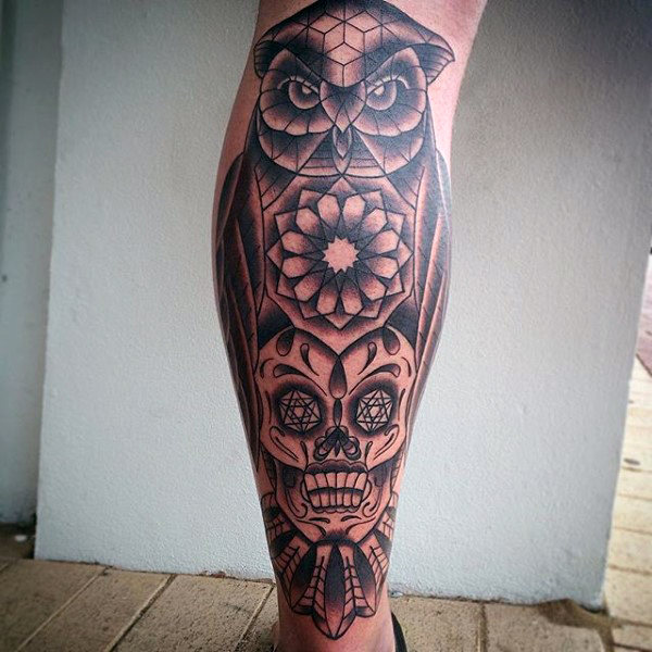 tatuaggio teschio messicano 165