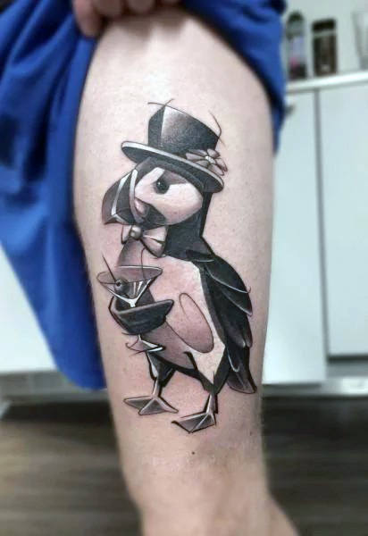tatuaggio pinguino 0597