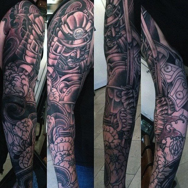 tatuaggio samurai 121