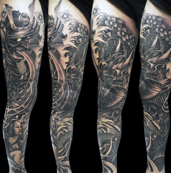 tatuaggio samurai 28