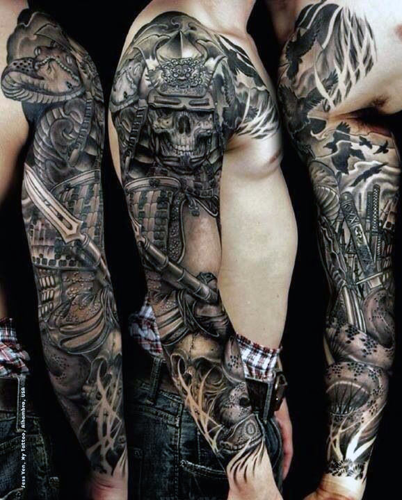 tatuaggio samurai 61