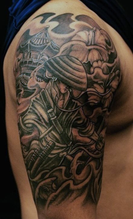 tatuaggio samurai 70