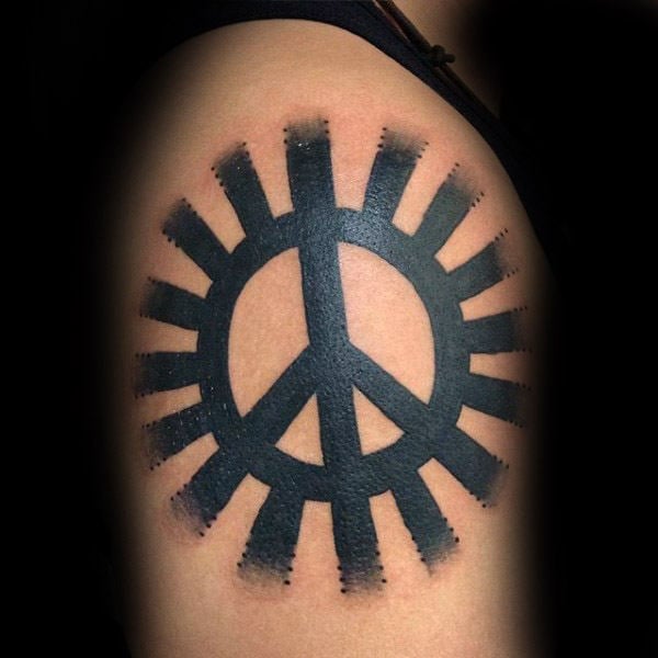 tatuaggio simbolo pace 03