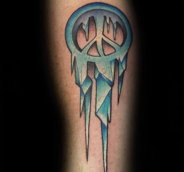 tatuaggio simbolo pace 17