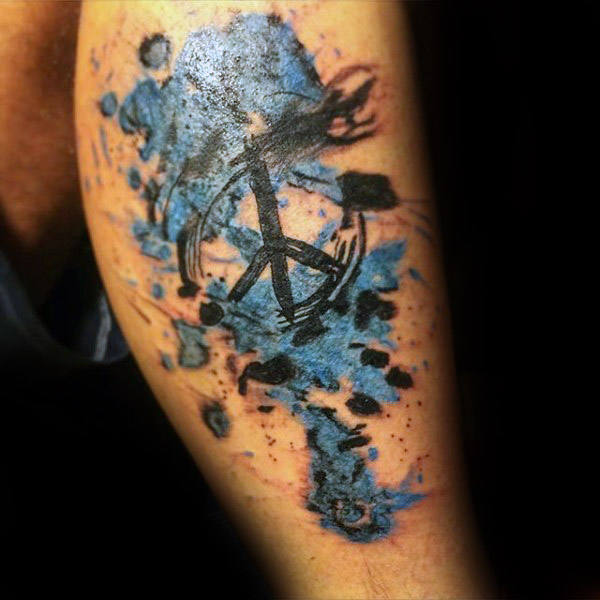 tatuaggio simbolo pace 67
