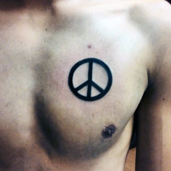tatuaggio simbolo pace 75