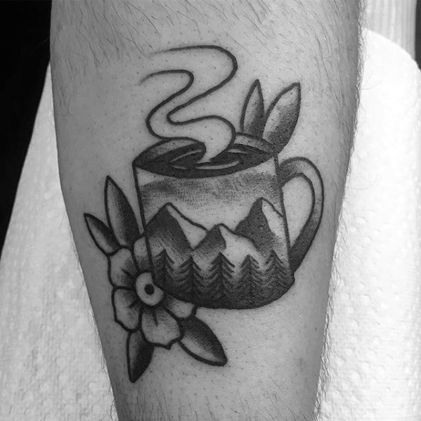 tatuaggio tazza di caffe 15